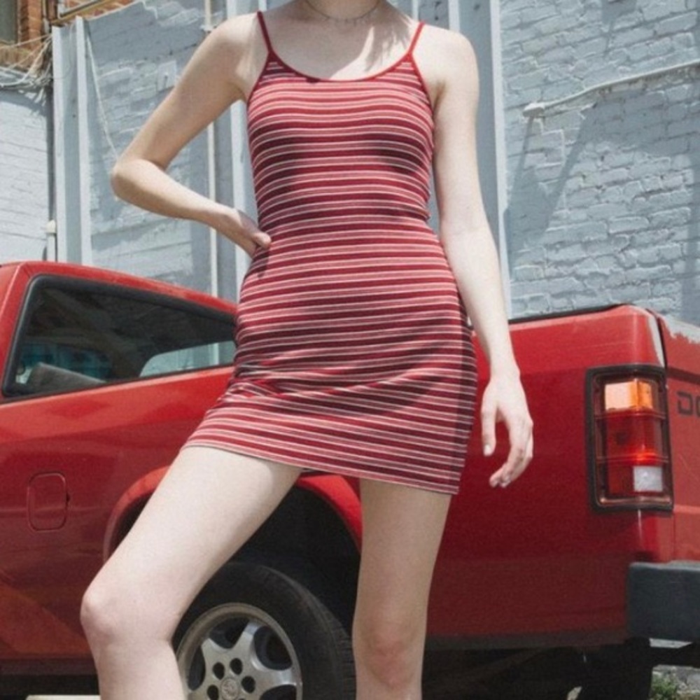 Brandy Melville | striped body con dress